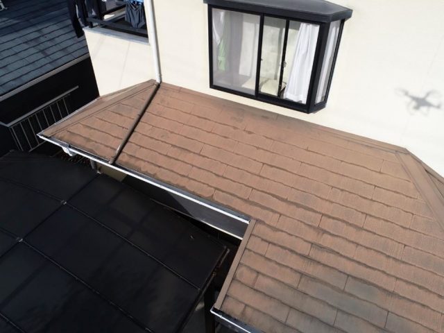 加古川市の色褪せた化粧スレート